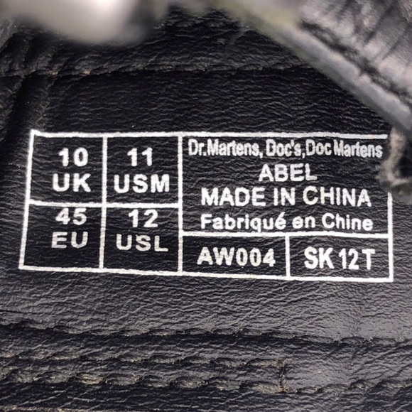 Dr. Martens 'Abel' Black Leather Fisherman Sandals 12 - Picture 9 of 11